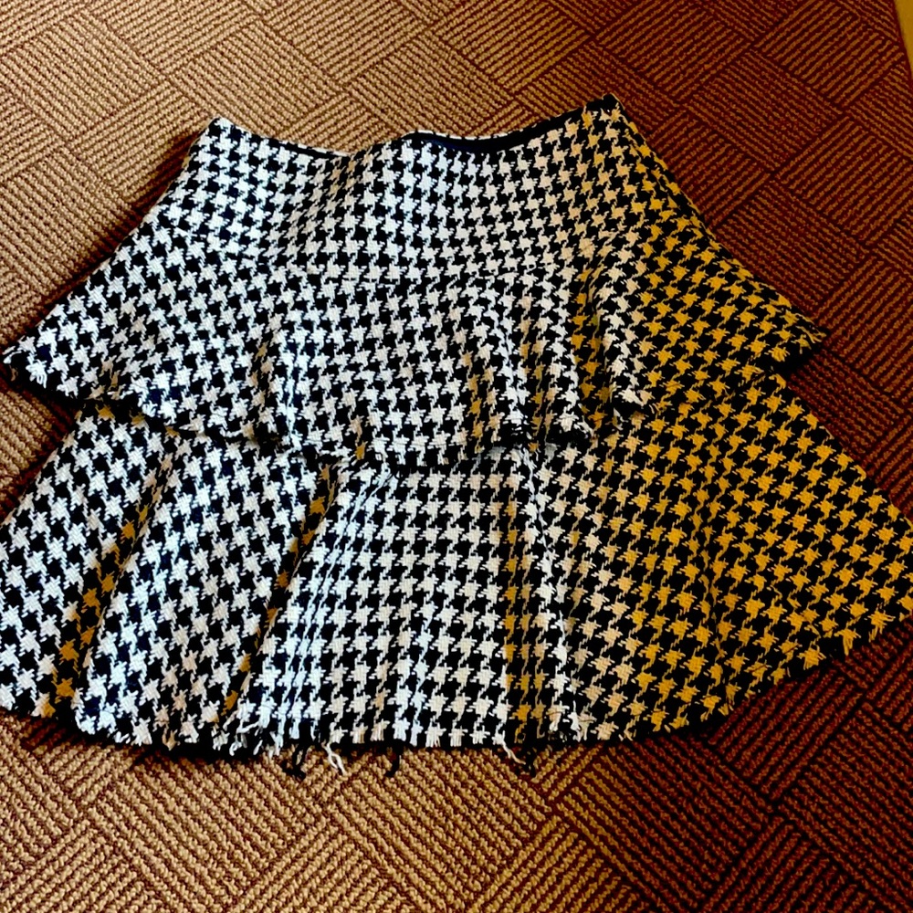 Black and white skirt